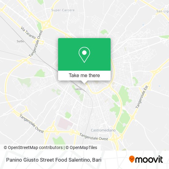 Panino Giusto Street Food Salentino map