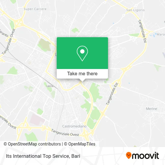 Its International Top Service map