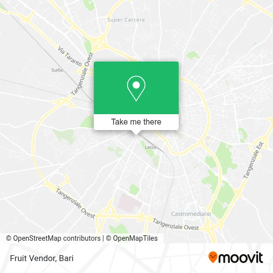 Fruit Vendor map