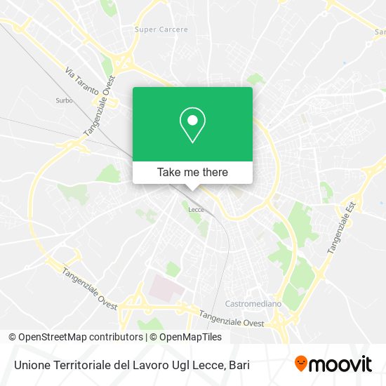 Unione Territoriale del Lavoro Ugl Lecce map