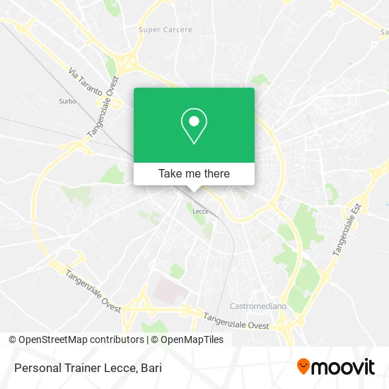 Personal Trainer Lecce map