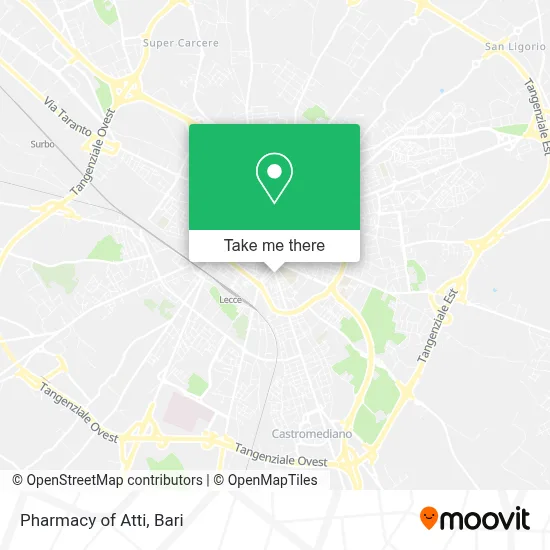 Pharmacy of Atti map