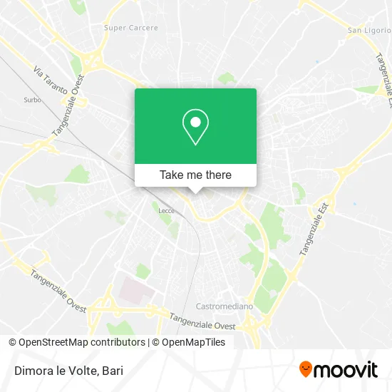 Le Volte Residence map