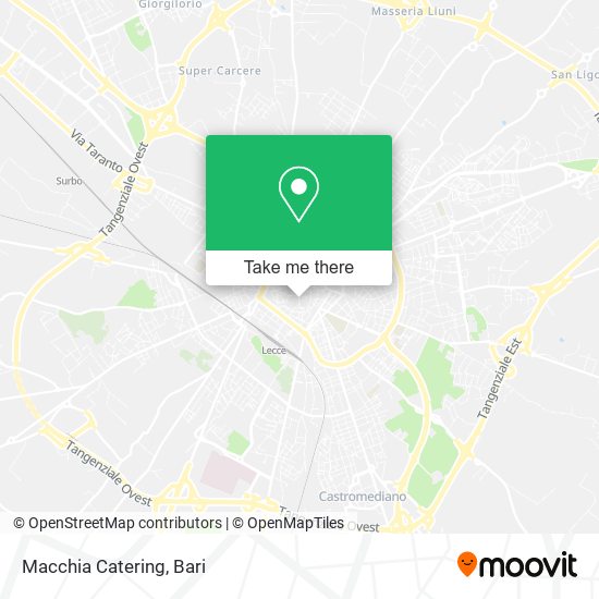 Macchia Catering map