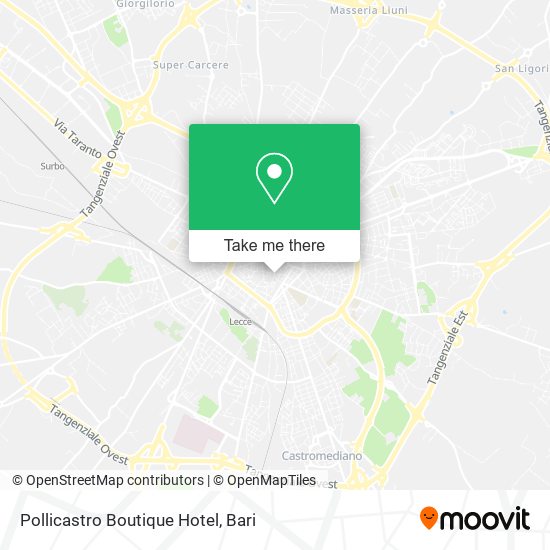 Pollicastro Boutique Hotel map