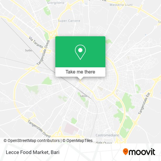 Lecce Food Market map