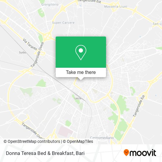 Donna Teresa Bed & Breakfast map