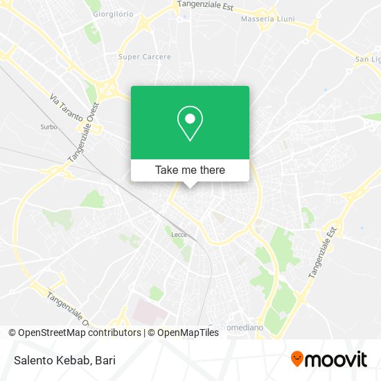 Salento Kebab map
