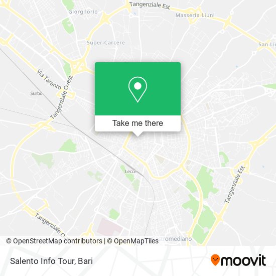 Salento Info Tour map