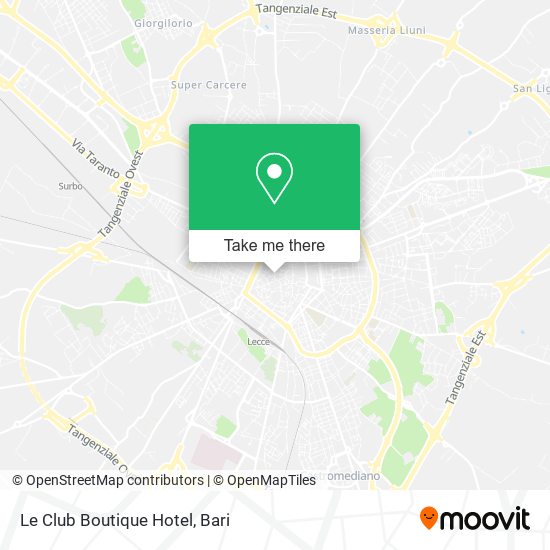 Le Club Boutique Hotel map