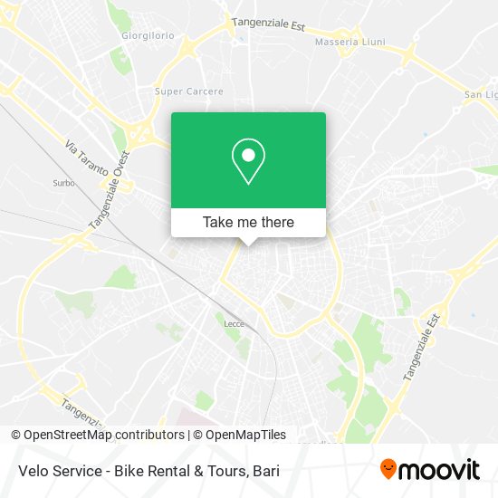 Velo Service - Bike Rental & Tours map