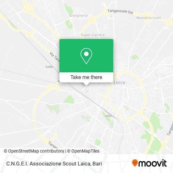 C.N.G.E.I. Associazione Scout Laica map