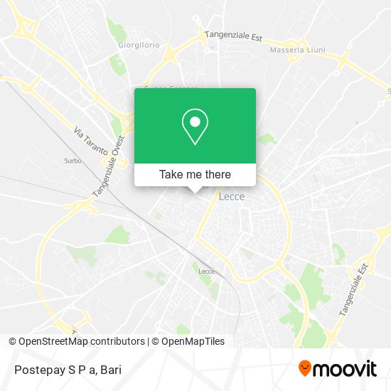 Postepay S P a map