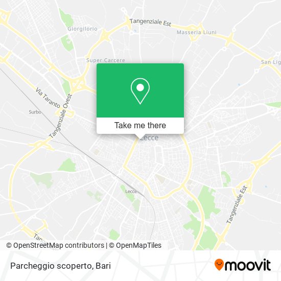 Parcheggio scoperto map