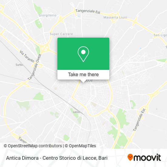 Antica Dimora - Centro Storico di Lecce map