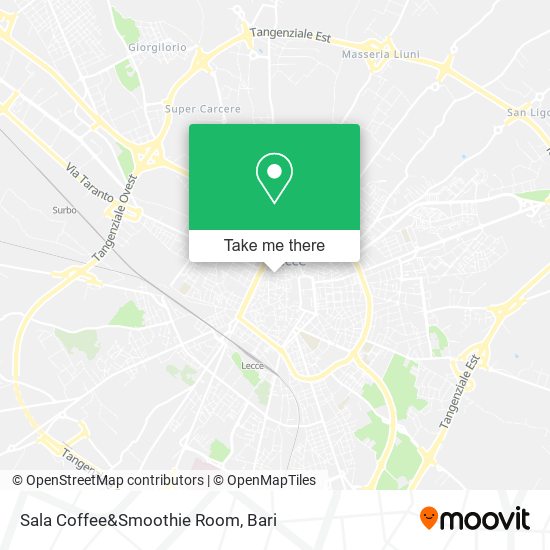 Sala Coffee&Smoothie Room map