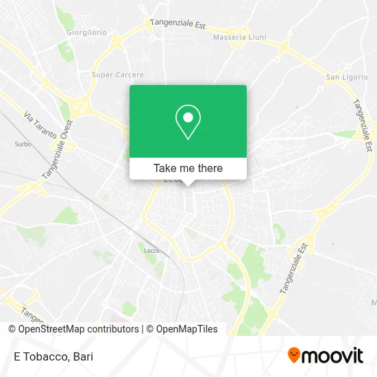 E Tobacco map