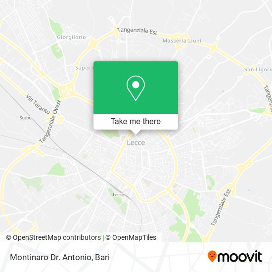 Montinaro Dr. Antonio map