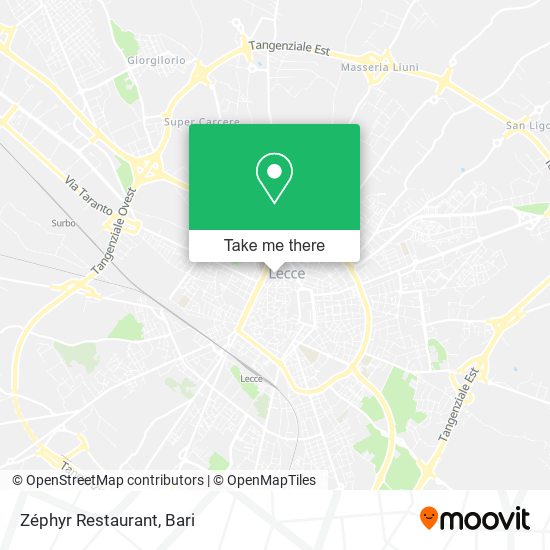 Zéphyr Restaurant map