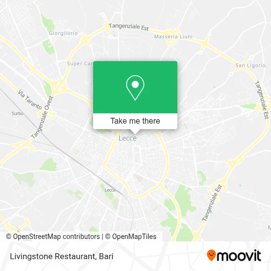 Livingstone Restaurant map
