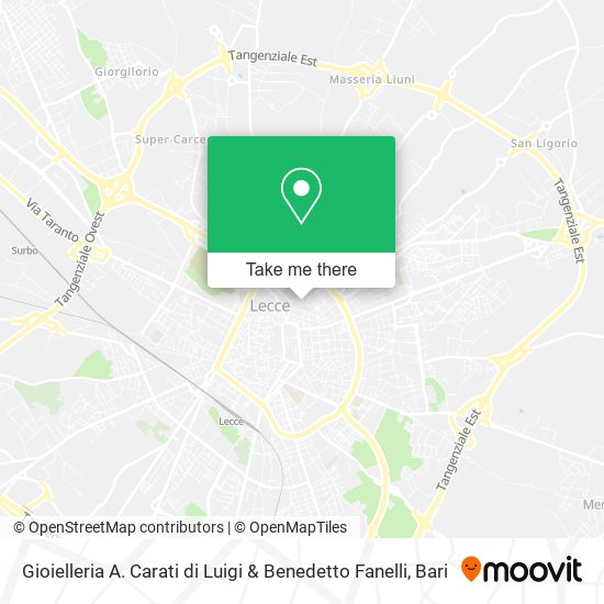 Gioielleria A. Carati di Luigi & Benedetto Fanelli map