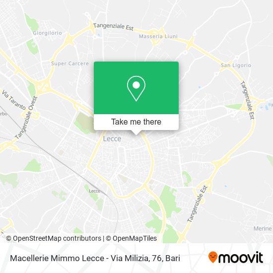 Macellerie Mimmo Lecce - Via Milizia, 76 map
