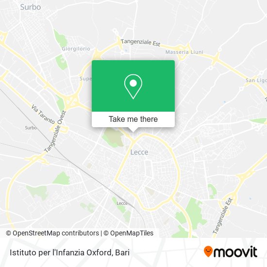 Istituto per l'Infanzia Oxford map