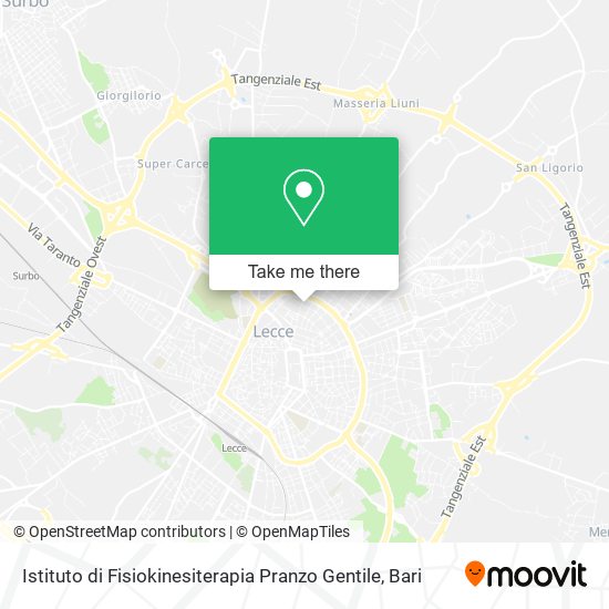 Istituto di Fisiokinesiterapia Pranzo Gentile map