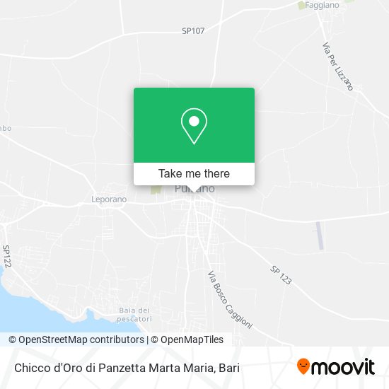 Chicco d'Oro di Panzetta Marta Maria map