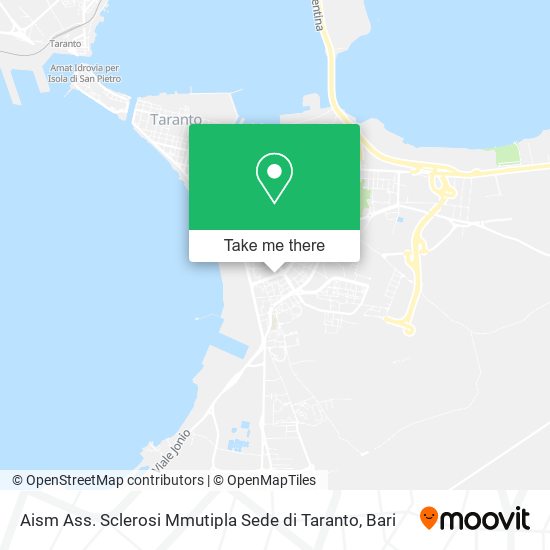 Aism Ass. Sclerosi Mmutipla Sede di Taranto map