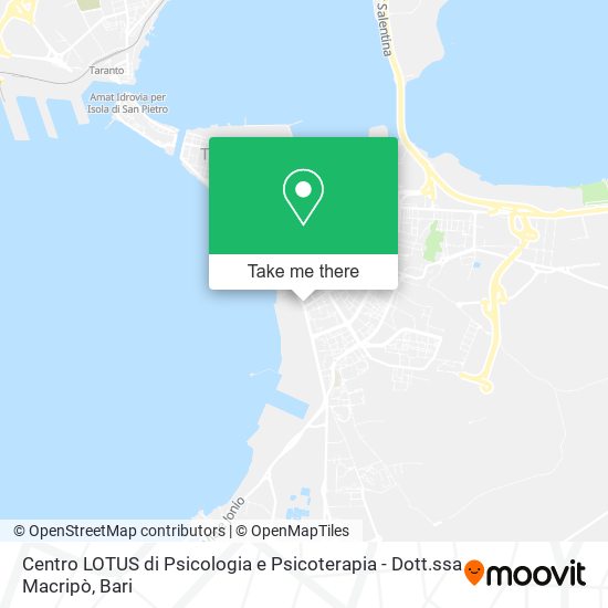 Centro LOTUS di Psicologia e Psicoterapia - Dott.ssa Macripò map