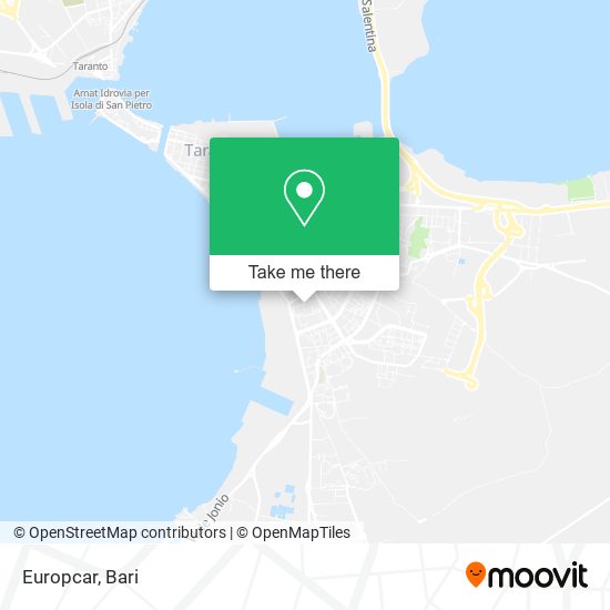 Europcar map