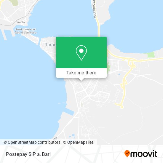 Postepay S P a map