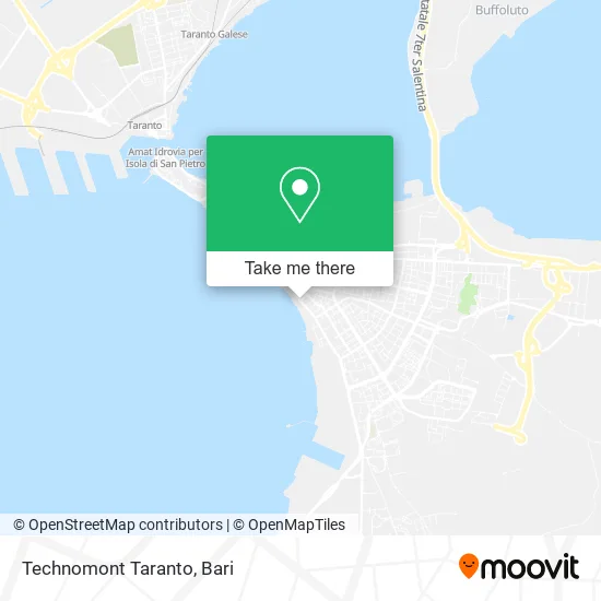 Technomont Taranto map