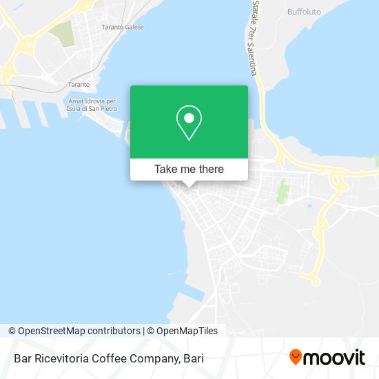 Bar Ricevitoria Coffee Company map