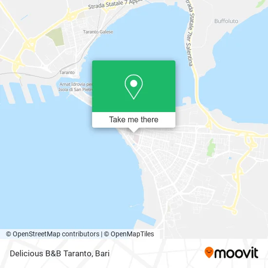 Delicious B&B Taranto map