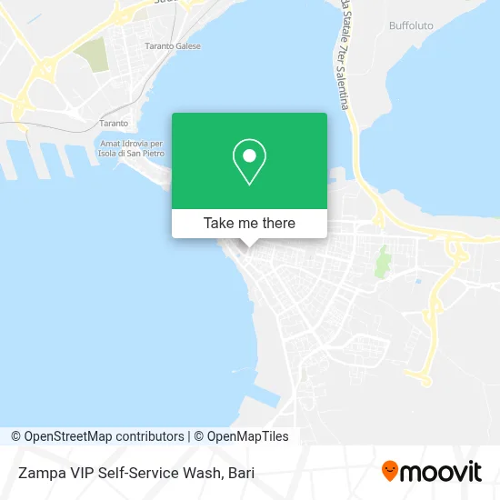 Zampa VIP Self-Service Wash map
