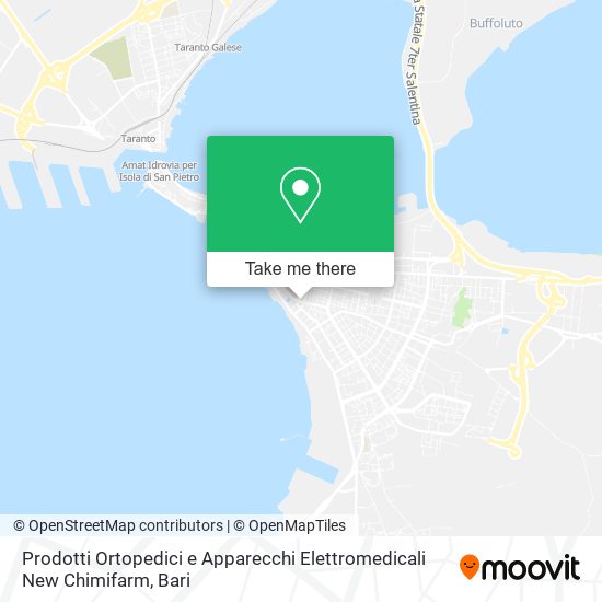 Prodotti Ortopedici e Apparecchi Elettromedicali New Chimifarm map