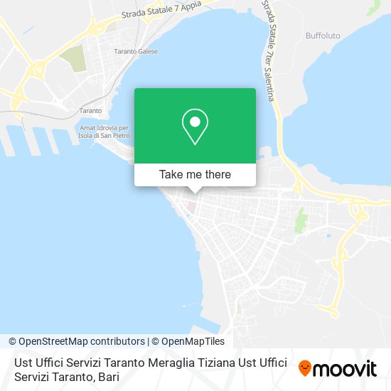 Ust Uffici Servizi Taranto Meraglia Tiziana Ust Uffici Servizi Taranto map