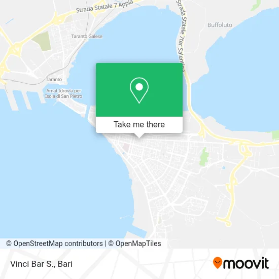 Vinci Bar S. map