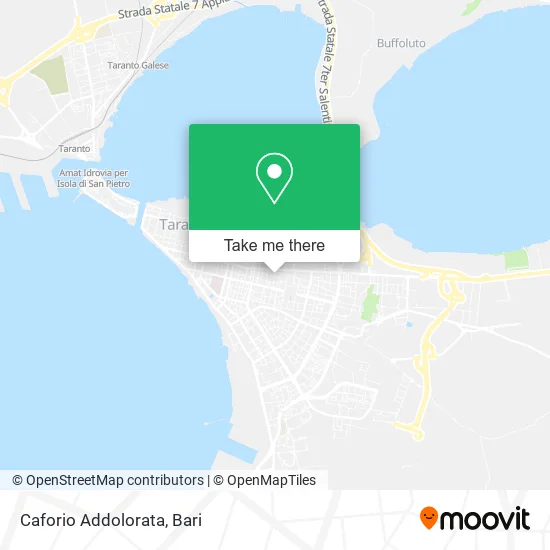 Caforio Addolorata map