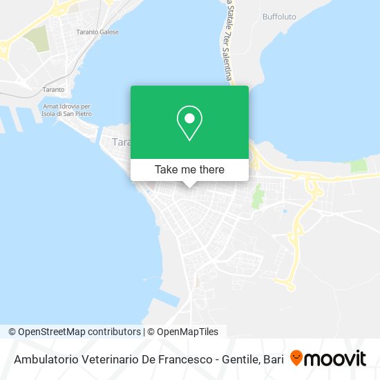 Ambulatorio Veterinario De Francesco - Gentile map