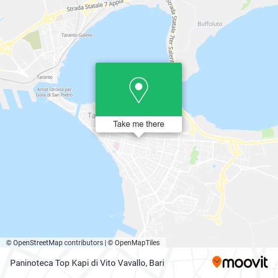 Paninoteca Top Kapi di Vito Vavallo map