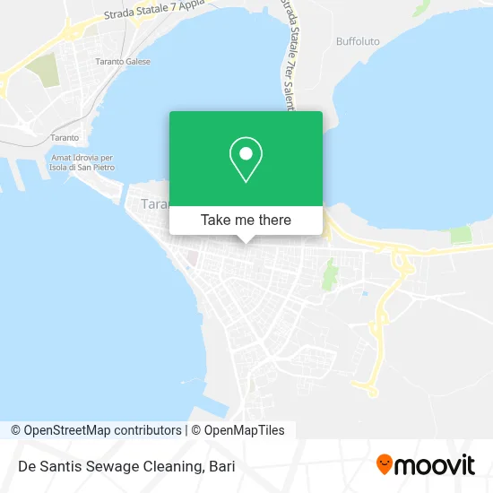 De Santis Sewage Cleaning map