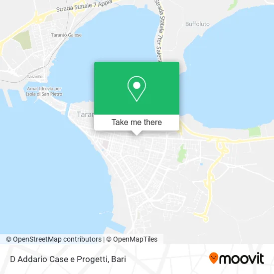 D Addario Houses and Projects map