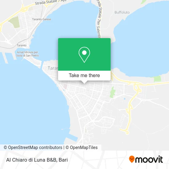 Al Chiaro di Luna Bed and Breakfast map