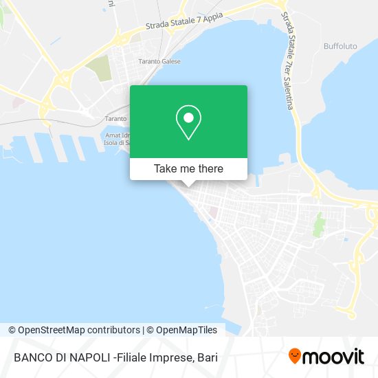 BANCO DI NAPOLI -Filiale Imprese map