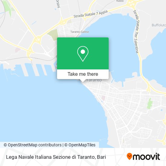 Lega Navale Italiana Sezione di Taranto map