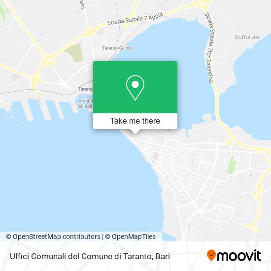 Uffici Comunali del Comune di Taranto map