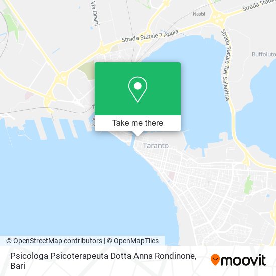 Psicologa Psicoterapeuta Dotta Anna Rondinone map